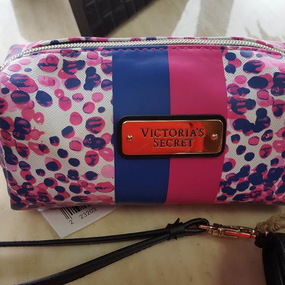 3 Victoria's Secret bags wallet makeup bag change - Picture 2 of 7